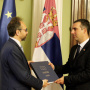 17 October 2022 Giaufret delivers the European Commission’s Annual Report on Serbia to the National Assembly Speaker